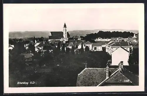 AK Eferding /O.D., Ortsansicht mit Kirche