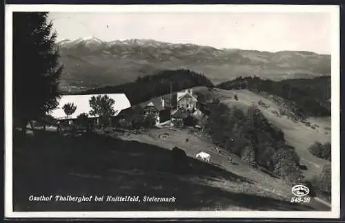 AK Knittelfeld, Blick auf den Gasthof Thalberghof