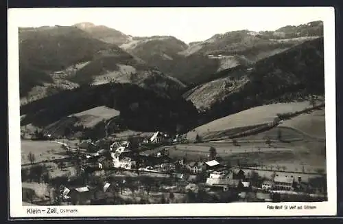 AK Klein-Zell, Gesamtansicht aus der Vogelschau