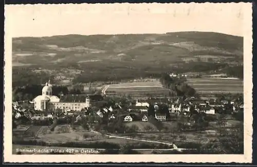 AK Pöllau, Ansicht von oben