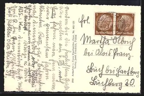 AK Pöllau, Ansicht von oben