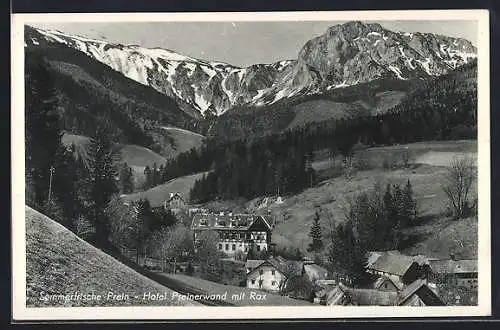 AK Prein, Hotel Preinerwand mit Rax