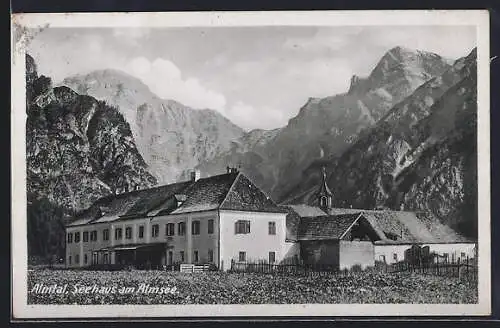 AK Grünau /Almtal, Seehaus am Almsee