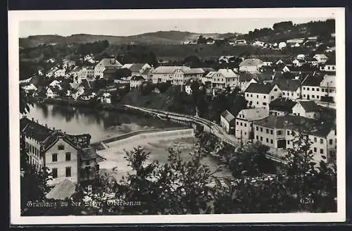 AK Grünburg a. d. Steyr, Totalansicht