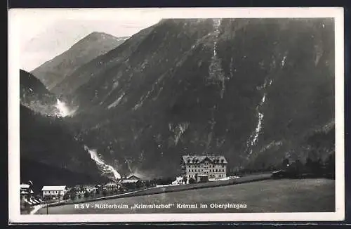AK Krimml im Oberpinzgau, NSV-Mütterheim Krimmlerhof
