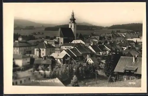 AK Frankenmarkt, Totalansicht mit Kirche