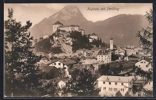 AK Kufstein, Ortsansicht mit Pendling