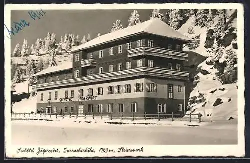 AK Turracherhöhe, Seehotel Jägerwirt im Schnee