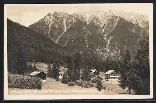 AK Imst, Alpenpension Linzerhof mit Bergen