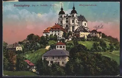 AK Sonntagberg /N.-Oe., Wallfahrtskirche