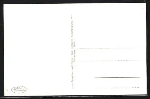 AK Rattenberg am Inn, Teilansicht mit Brücke