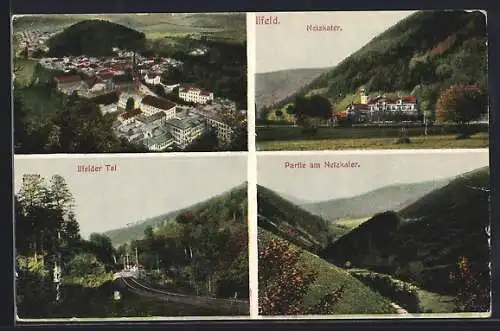 AK Ilfeld, Netzkater, Ilfelder Tal und Totalansicht