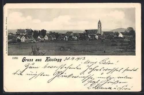 AK Kisslegg, Blick auf den Ort