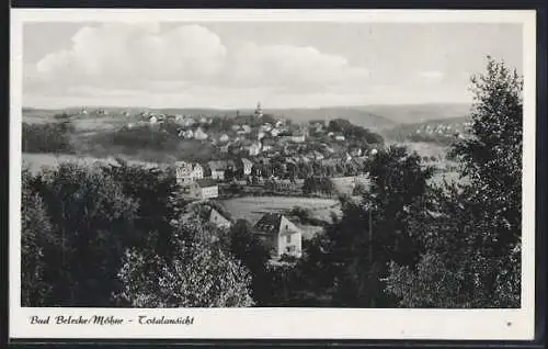 AK Bad Belecke /Möhne, Ortsansicht aus der Vogelschau