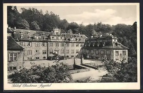 AK Ehreshoven /Aggertal, Blick auf das Schloss