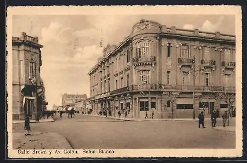 AK Bahia Blanca, Calle Brown y Av. Colon