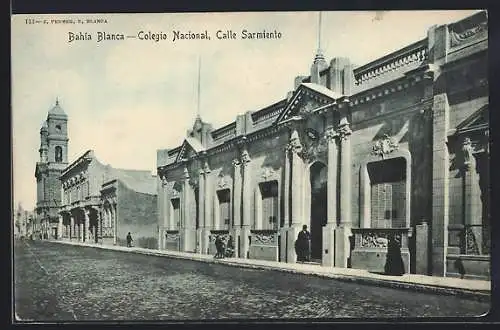AK Bahia Blanca, Colegio Nacional, Calle Sarmiento