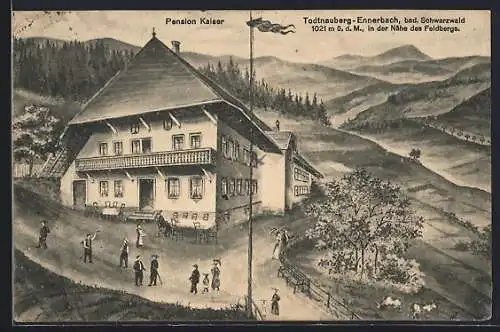 AK Todtnauberg-Ennerbach /Bad. Schwarzwald, Pension Kaiser