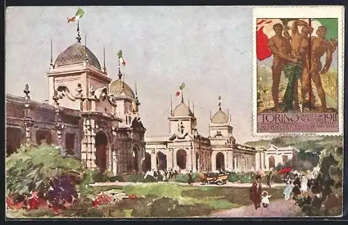 Künstler-AK Torino, Exposizione Internazionale 1911