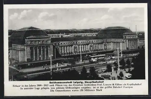 AK Leipzig, Hauptbahnhof