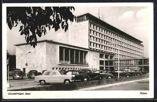 AK Bonn, Strassenpartie am Auswärtigen Amt