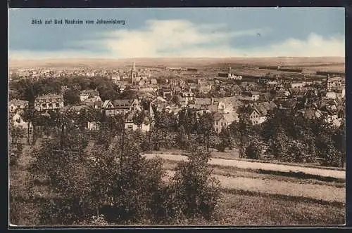 AK Bad Nauheim, Ortsansicht vom Johannisberg