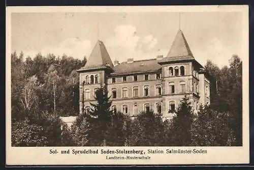 AK Soden-Stolzenberg, Blick auf das Landheim Musterschule