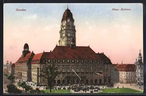 AK Dresden, Neues Rathaus