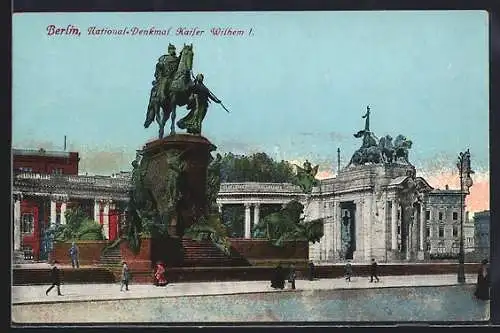 AK Berlin, National-Denkmal Kaiser Wilhelm I