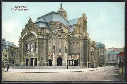 AK Elberfeld, Partie am Thaliatheater