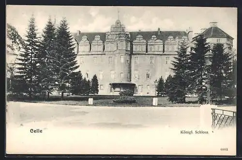 AK Celle, Königl. Schloss mit Parkanlage