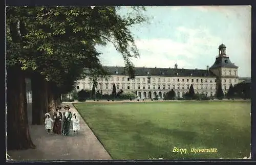 AK Bonn, Universität mit Grünanlage