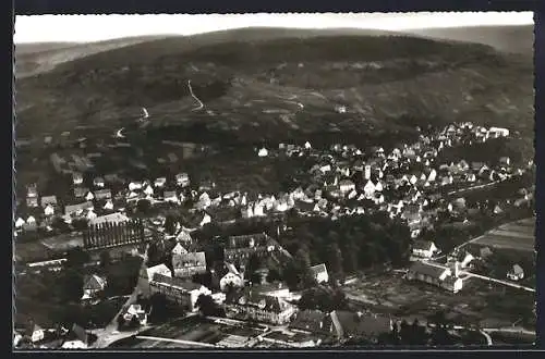 AK Stetten i. Remstal, Gesamtansicht aus der Vogelschau