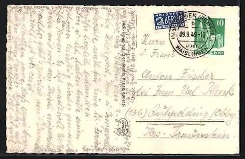 AK Stetten i. R., Ortsansicht mit Yburg