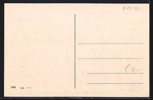 AK Warnemünde, Blick von der Mole auf Brandung und Wellengang