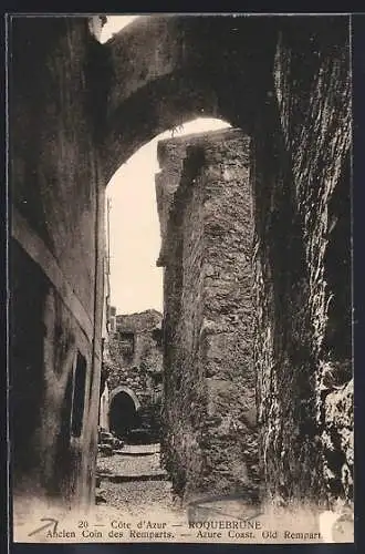 AK Roquebrune, Ancien coin des remparts
