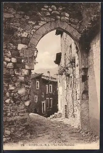 AK Sospel, La Porte Romaine