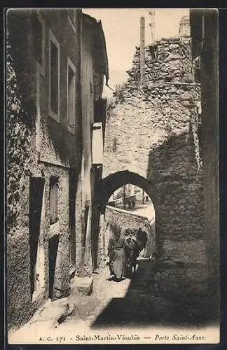 AK Saint-Martin-Vésubie, Porte Saint-Anne