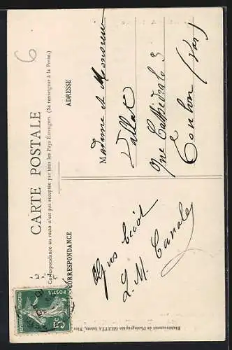 AK Touët-sur-Var, Vue du village pittoresque dans la montagne avec cascade majestueuse