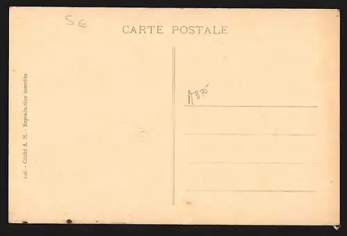 AK Magagnosc, Route de Nice, Pension Mariquita