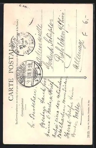 AK Menton, vue panoramique de Garavan, Menton et de la côte d`Azur