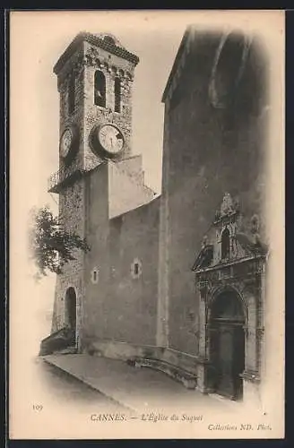 AK Cannes, L`Église du Suquet
