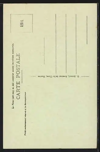 AK Antibes, Le Château surplombant la mer et les falaises rocheuses