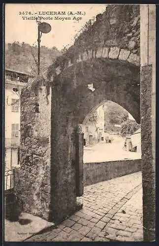AK Lucéram, Vieille Porte Moyen Âge