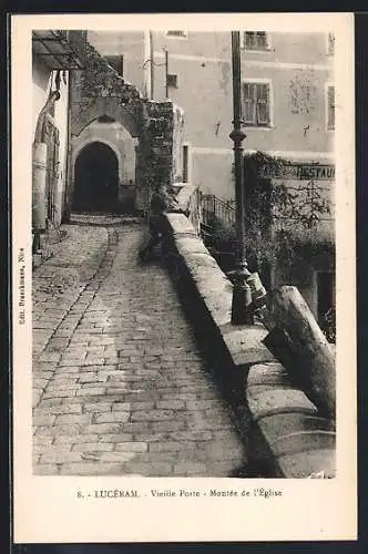 AK Lucéram, Vieille Porte, Montée de l`Église