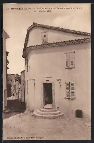 AK Mougins, Maison où naquit le commandant Lamy le 7 février 1858