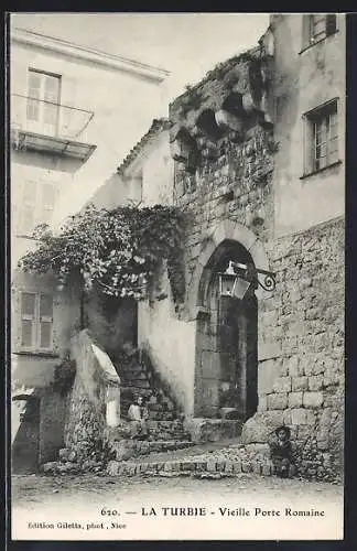 AK La Turbie, Vieille Porte Romaine