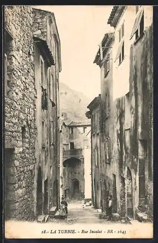 AK La Turbie, Rue Incalcati