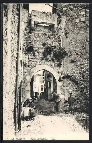 AK La Turbie, Porte Romaine