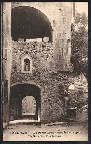 AK Saint-Paul, La Porte Nord, Entrée principale